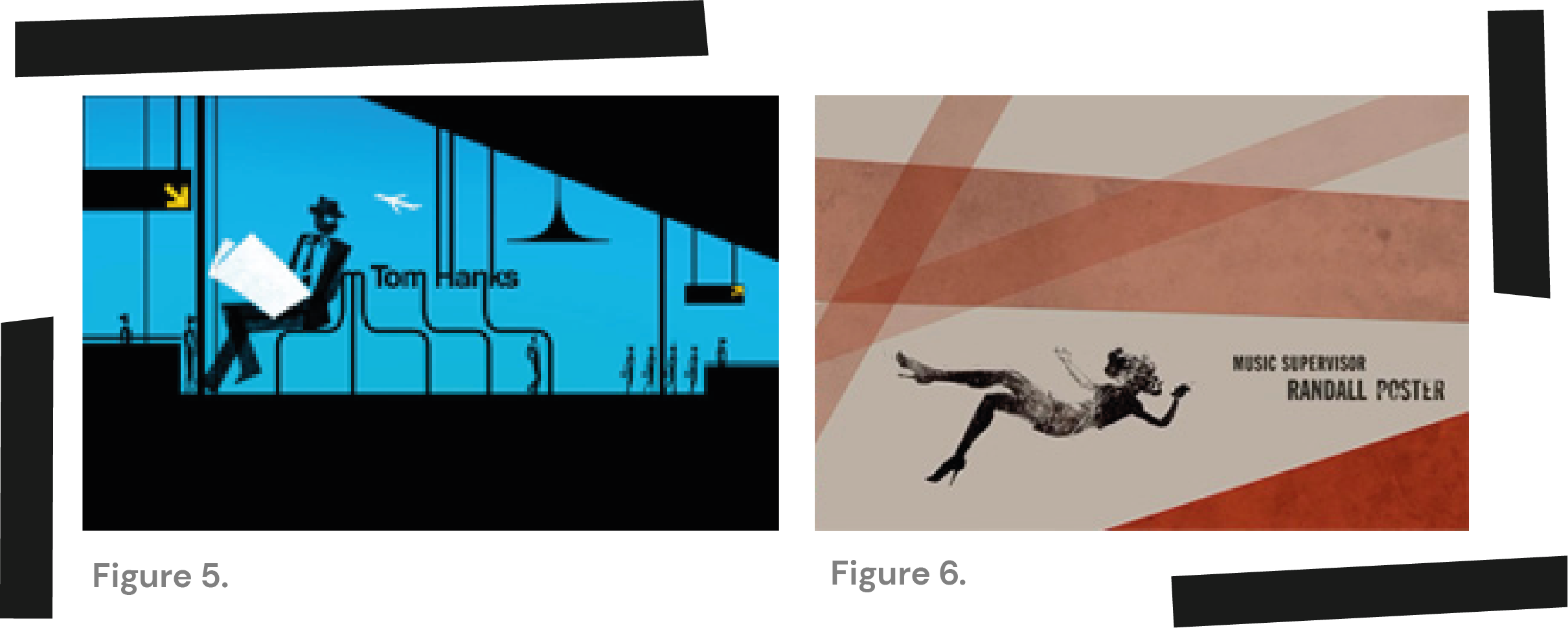 Images from title sequences influenced by Saul Bass